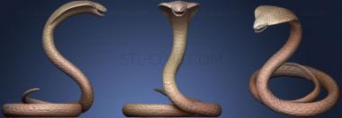3D мадэль Королевская кобра (STL)